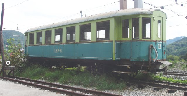 L'actuel embarcadère d'Hirschwang et la bifurcation vers la remise