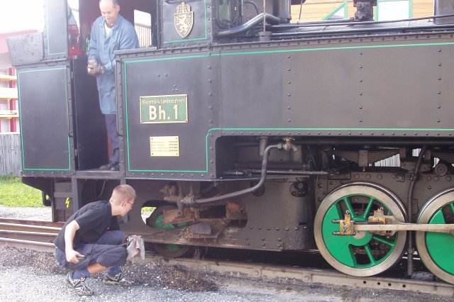 Gestes du métier autour de la Bh 1 en gare de Tamsweg