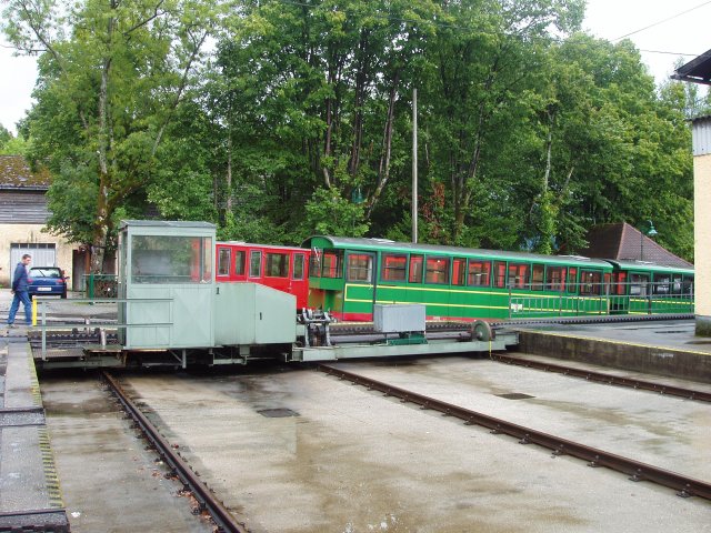 Le pont roulant de la gare de St. Wofgang