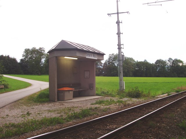 La halte de Unterm Wald