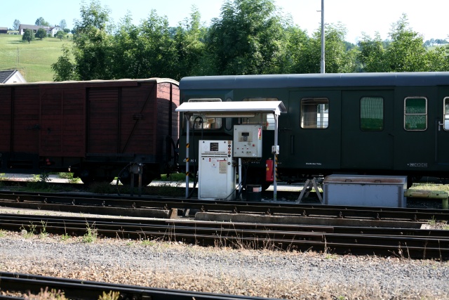 Gros plan sur la station service