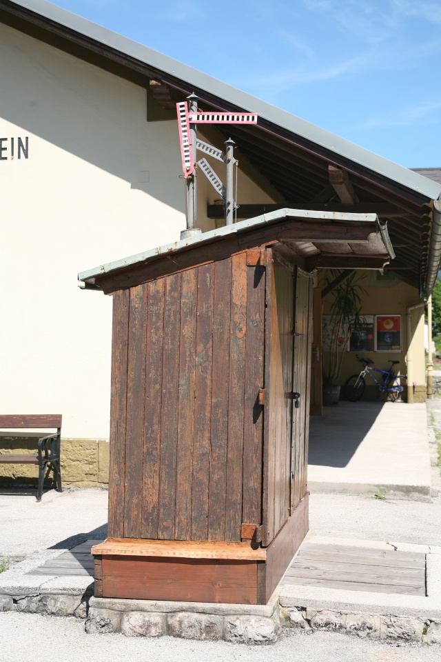 Vue générale de la sortie coté Hieflau et Lunz am See de la gare de Waidhofen