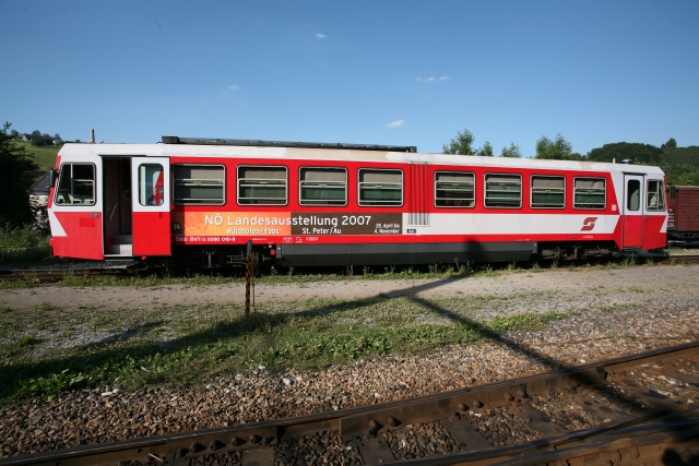 Le « Triebwagen 5090 011 » en gare d'Opponitz